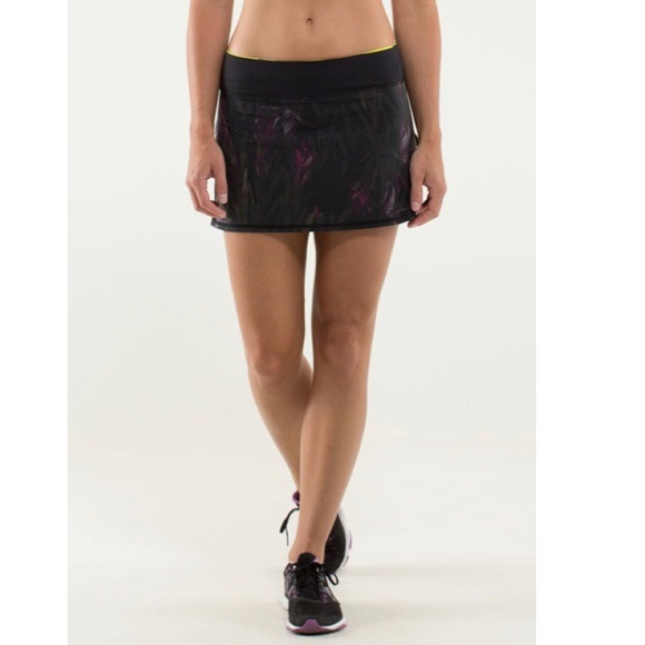 Lululemon Run Pace Setter Skirt Midnight Iris RARE